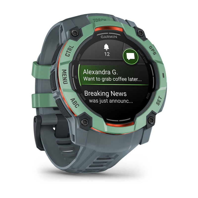 Garmin Instinct 3 Smartwatch – Robustes Design, AMOLED-Display