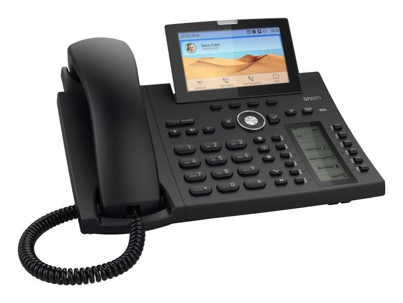 Snom VoIP-Telefon – Anrufweiterleitung, Konferenzfunktion