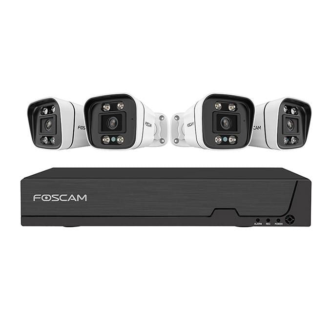 Foscam Überwachungskameraset – 4 Kameras, inkl. Recorder