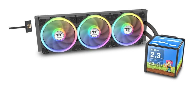 Thermaltake MINECUBE 360 – Flüssigkühlung mit RGB-Beleuchtung
