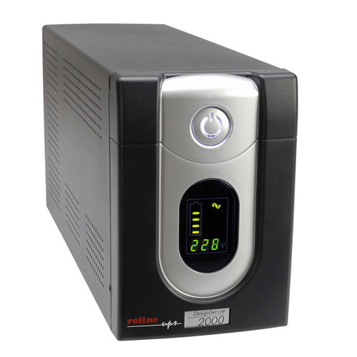 ROLINE USV DesignSecure – Schutz bei Stromausfall, 4 Anschlüsse