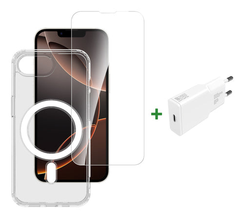 4SMARTS 3-in-1 Starter Set – MagSafe-kompatibel, Schutz & Laden