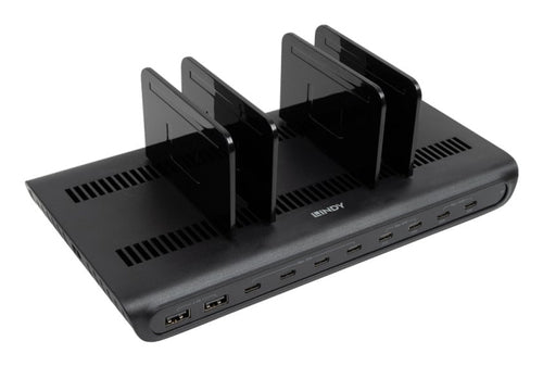 Lindy USB-Ladestation – 10 Ports, schnelles Laden