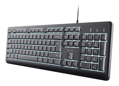 Trust Beleuchtete Tastatur – Für komfortables Arbeiten im Heimbüro