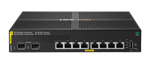 HP Enterprise Netzwerk-Switch – 8 PoE+ Ports, Rack/Wandmontage