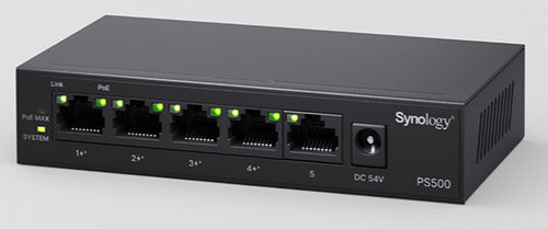 Synology 5-Port Gigabit Switch – Stromversorgung über Ethernet