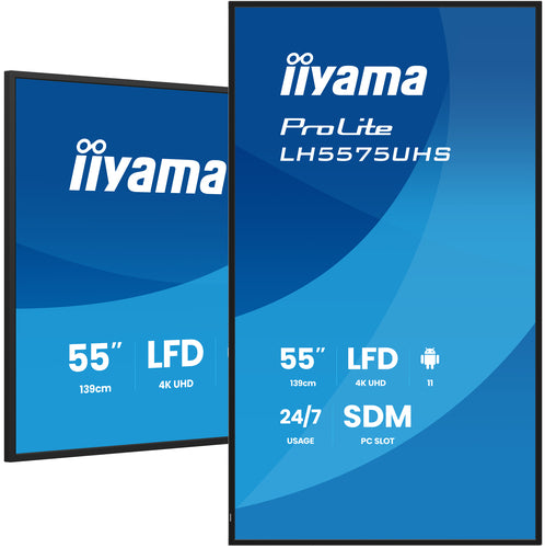 Iiyama 55" Display – 4K UHD, integrierter Mediaplayer
