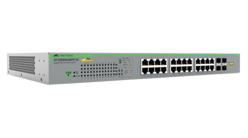 Allied Telesis Gigabit Switch – 24 Anschlüsse, stromsparend