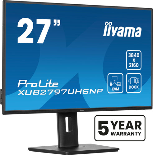 Iiyama 27" 4K Monitor – IPS-Display, USB-C-Anschluss