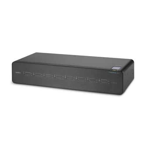 Belkin KVM-/Audio-Switch – 8 Anschlüsse, 4K-Unterstützung