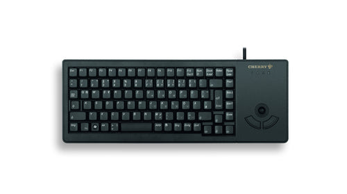 CHERRY Kompakte USB-Tastatur – Integrierter Trackball, programmierbar