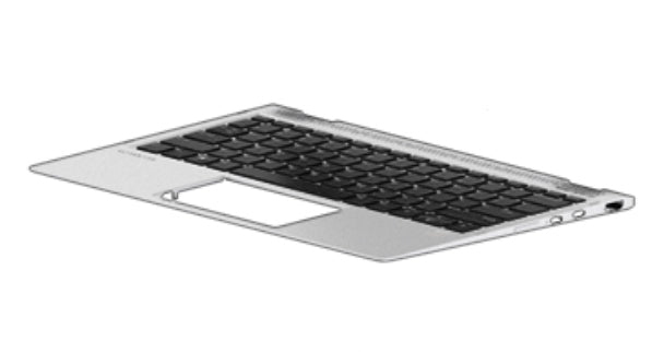 HP Laptop-Ersatzteil – Gehäuse-Unterteil & Tastatur, Französisch