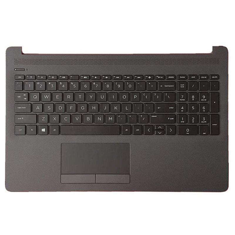 HP Ersatztastatur mit Abdeckung – QWERTY, Italienisch, Jet Black