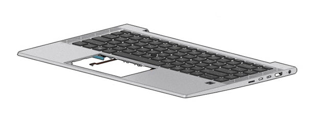 HP Notebook-Tastatur – Ersatz mit Abdeckung für EliteBook 845 G7