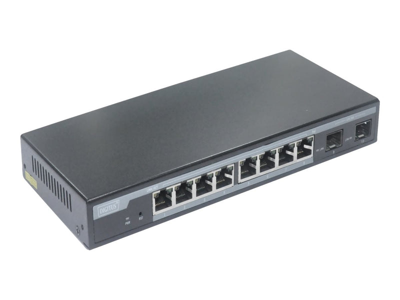 Digitus 8-Port Gigabit PoE-Switch – für effiziente Netzwerke