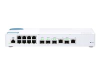 QNAP Netzwerk-Switch – 12 Anschlüsse, 10 Gigabit Ethernet