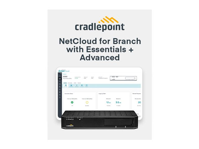 Cradlepoint E300 Router – WLAN 6, 3 Jahre Cloud-Management