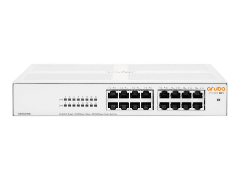 HP Enterprise Netzwerkswitch – 16 Anschlüsse, PoE-Unterstützung