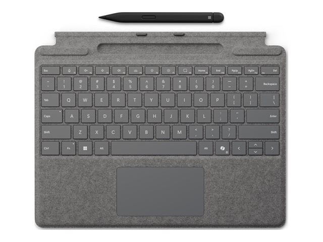 Microsoft Surface Pro Keyboard – Tastatur mit Trackpad und Stifthalter