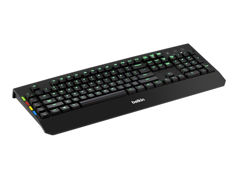BELKIN KVM-Tastatur – USB, beleuchtet, mit Fernbedienung