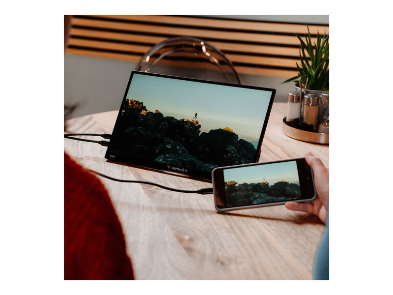 Verbatim 14" Full HD Monitor – IPS-Display, Energieklasse A