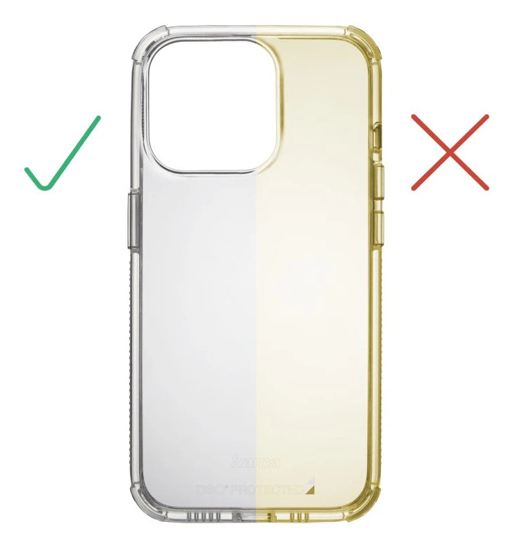 HAMA Handyhülle – Schutz für iPhone 16 Pro, durchsichtig