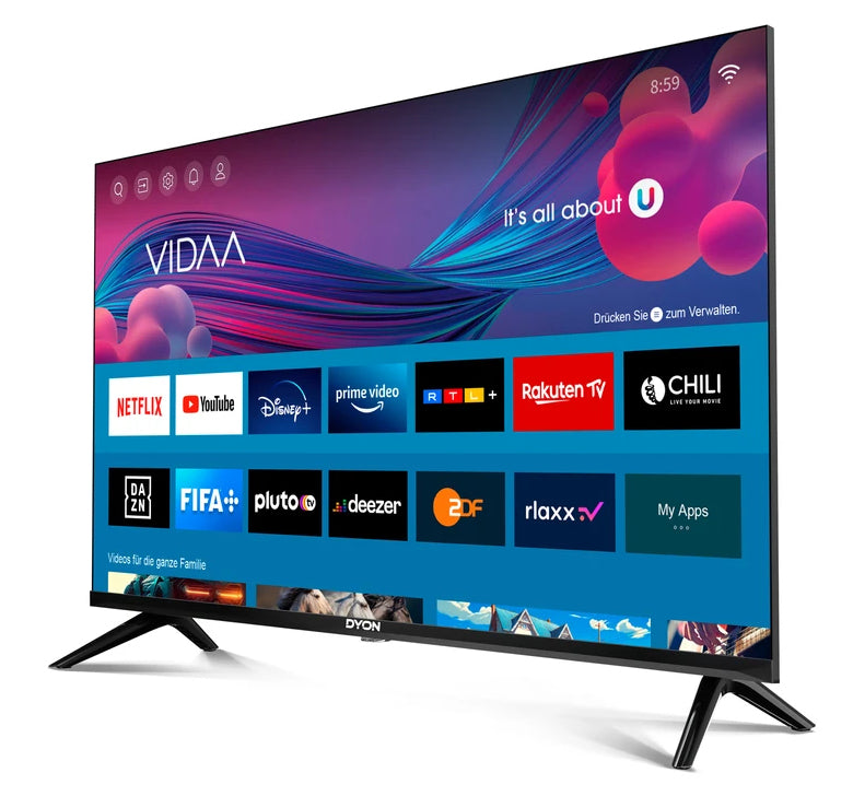 DYON 43" Smart-TV – HD-Auflösung, WLAN-fähig