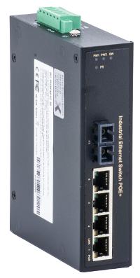 BAROX Netzwerk-Switch – 4 Ports, PoE für einfache Installation