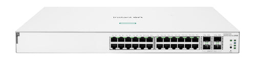 HPE Aruba Switch – 24 PoE-Ports, 4 SFP+ für schnelles Netzwerk