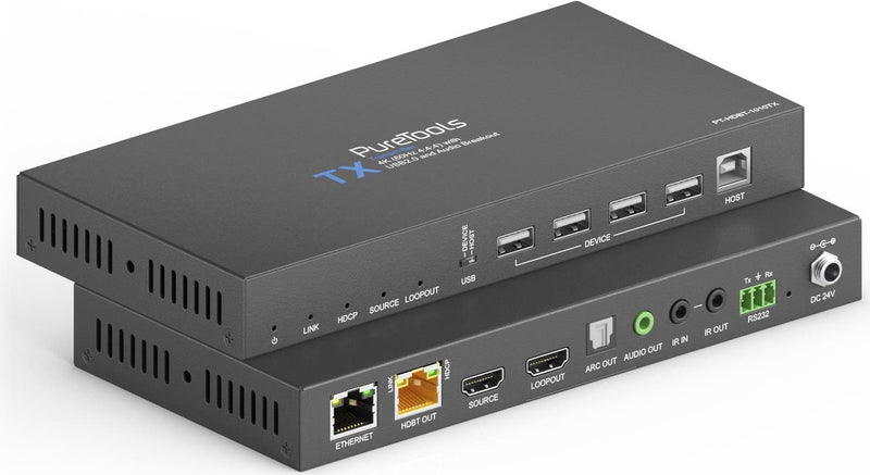 Purelink HDBaseT Extender Set – 4K Video, USB und Audio-Breakout