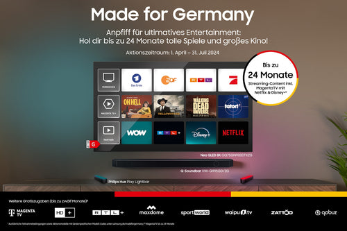 Samsung 65" Smart TV – 4K UHD, lebendige Farben