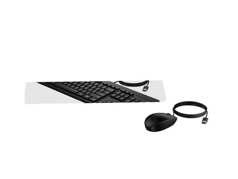 HP Tastatur-und-Maus-Set – Beidhändig, komfortables 3-Zonen-Layout