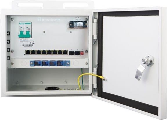 LevelOne Netzwerk-Switch – 10 Anschlüsse, PoE++