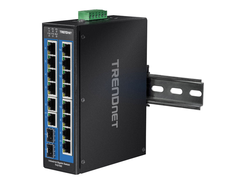 Trendnet Industrie-Switch – 16 Ports, robustes Design