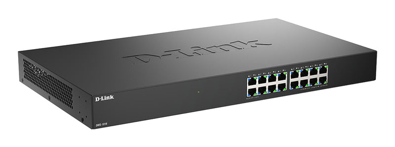 D-Link 16-Port Netzwerk-Switch – 2,5-Gigabit, lüfterlos