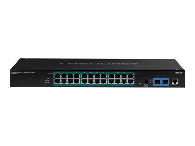 TRENDnet Rackmount Switch – 26 Anschlüsse, PoE+ für einfache Netzwerke