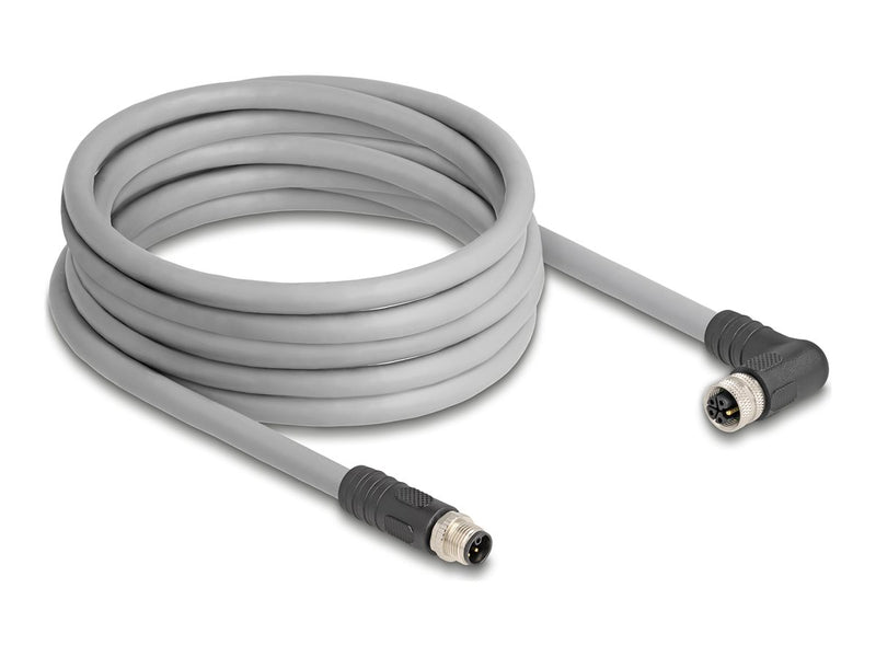 Delock M12 Kabel – 5m, robust und flexibel