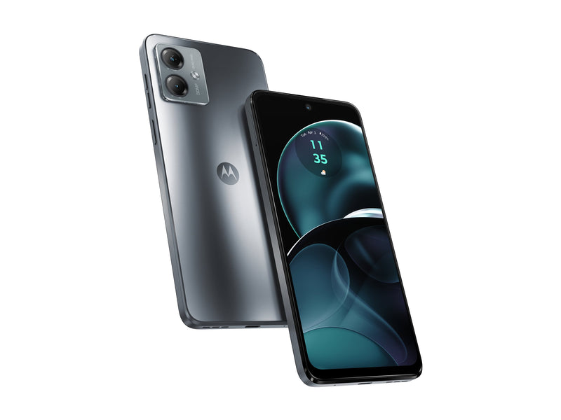 Motorola Smartphone – Spritzwassergeschützt, Stahlgrau