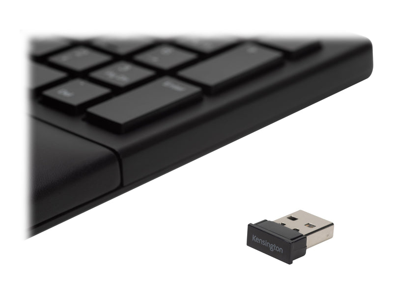 Kensington Ergonomische Tastatur – Kabellos, mit Handauflage