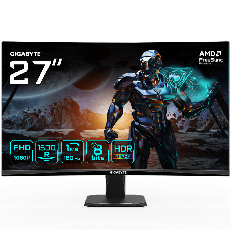 Gigabyte 27" Monitor – Full HD, schnelle Bildwiederholrate