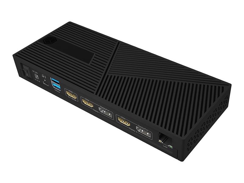 Raidsonic Dockingstation – Dreifache Videoausgabe, Schwarz
