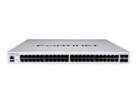 Fortinet Netzwerk-Switch – 48 Ports, PoE+ für einfache Stromversorgung