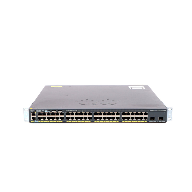 Cisco Netzwerk-Switch – 48 Anschlüsse, stapelbar für Unternehmen