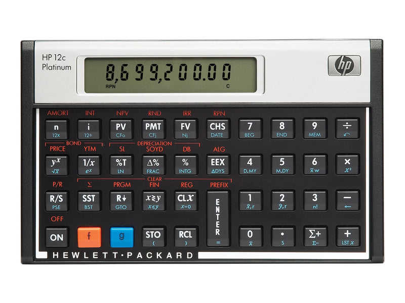 HP 12C Finanz-Taschenrechner – Vielseitig mit 130 Funktionen