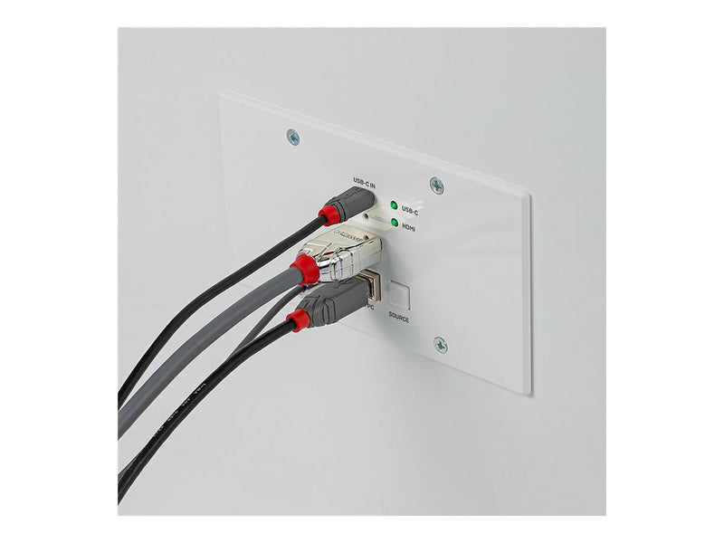 Lindy HDMI Extender – 4K Video über 150 m, Wandmontage