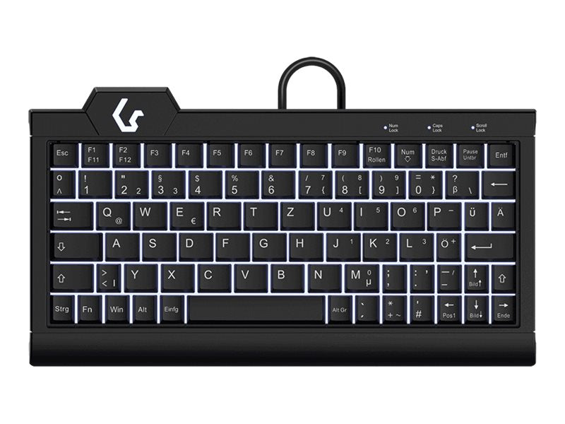KEYSONIC Mini-Tastatur – Kompakt und kabelgebunden