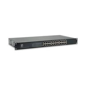 LevelOne Netzwerk-Switch – 24 Ports, PoE+ für einfache Stromversorgung