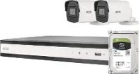 ABUS PoE-Video-Set – 2 Mini-Kameras, NVR für einfache Überwachung