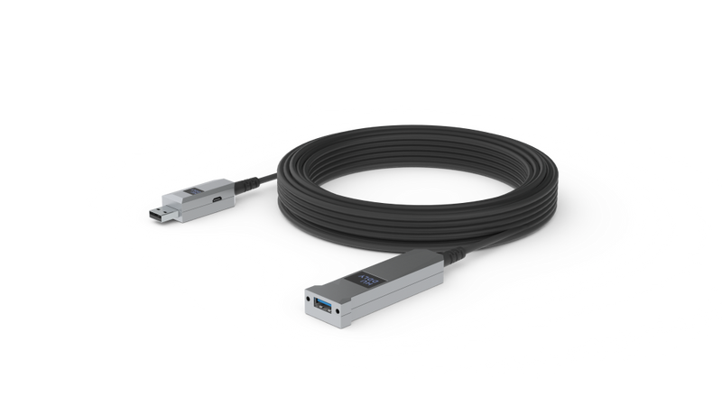 Huddly 15m USB-Kabel – Schnelle Datenübertragung, Glasfaser-Technologie