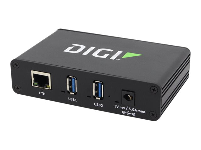 DIGI USB-Hub – 2 USB-Anschlüsse, Netzwerkfähig
